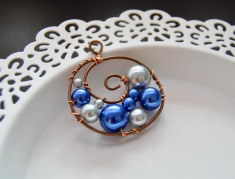 Pomerančové dortíky - náušnice