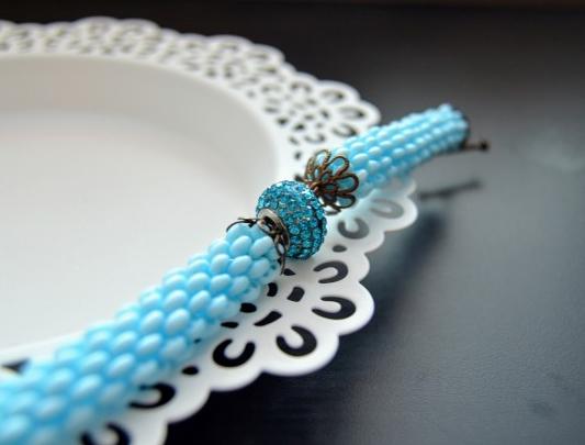 Pomerančové dortíky - náušnice