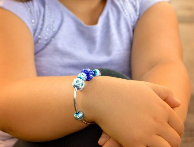 Pomerančové dortíky - náušnice