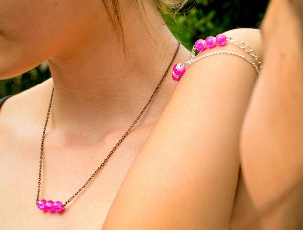 Pomerančové dortíky - náušnice