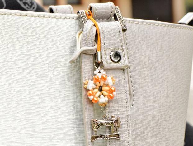 Pomerančové dortíky - náušnice