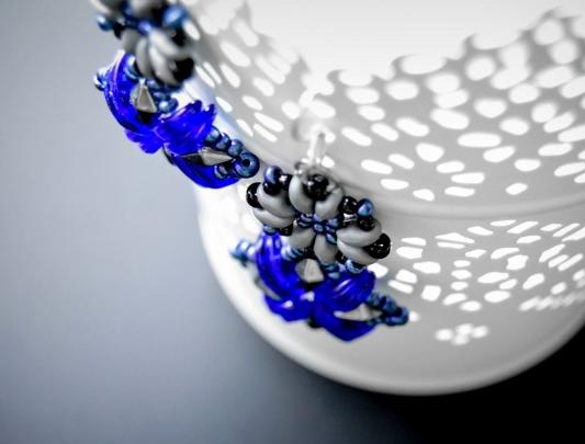 Pomerančové dortíky - náušnice