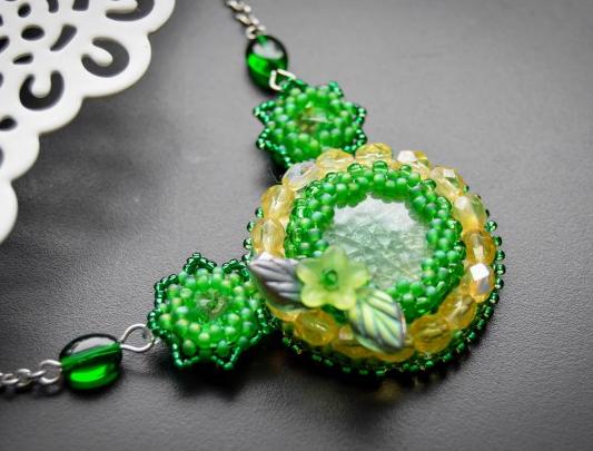 Pomerančové dortíky - náušnice