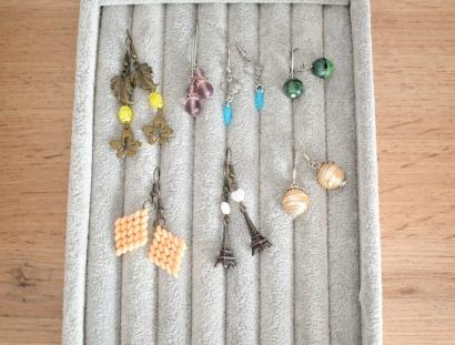 Pomerančové dortíky - náušnice