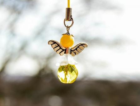 Pomerančové dortíky - náušnice