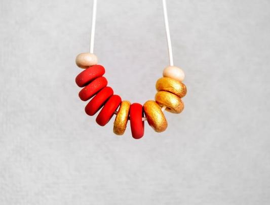 Pomerančové dortíky - náušnice