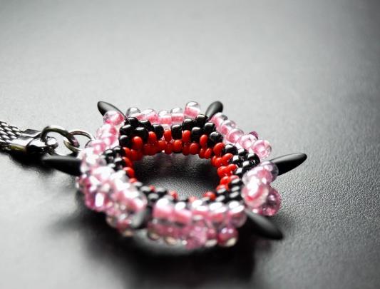 Pomerančové dortíky - náušnice