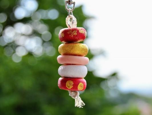 Pomerančové dortíky - náušnice