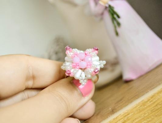 Pomerančové dortíky - náušnice