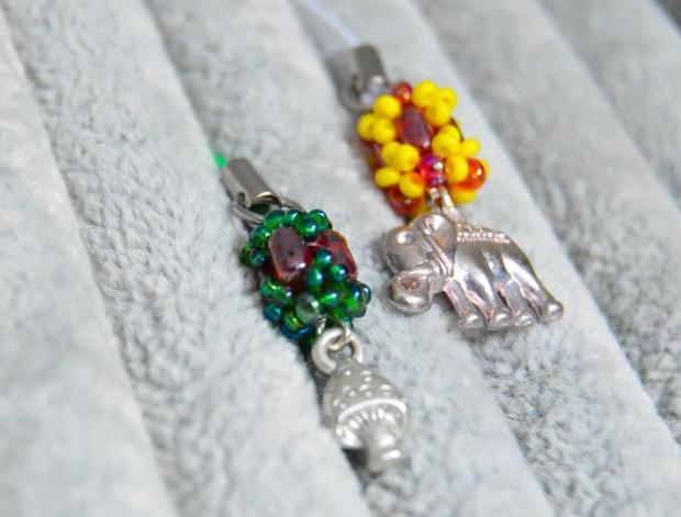 Pomerančové dortíky - náušnice