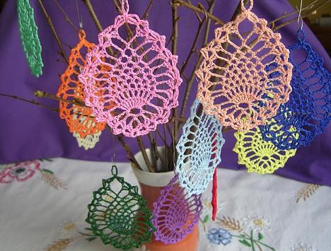 Háčkované vajíčko - č1