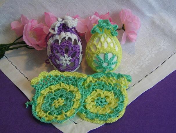 Háčkované vajíčko - č1