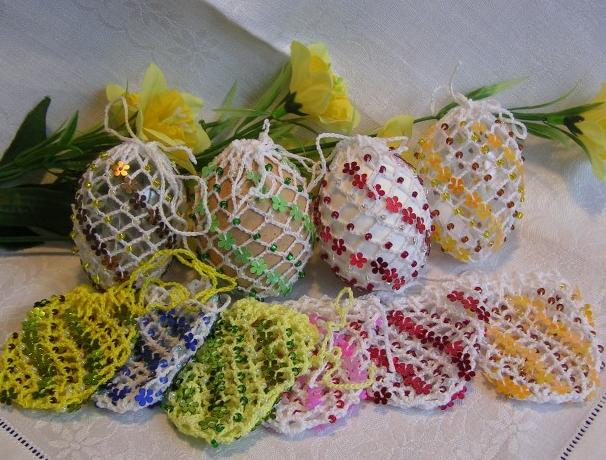 Háčkované vajíčko - č1