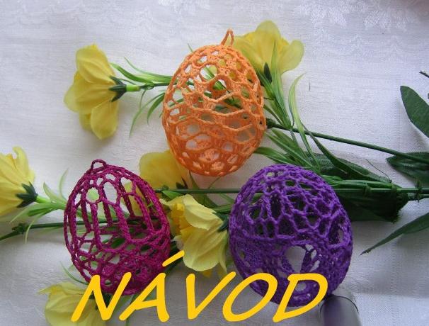Háčkované vajíčko - č1