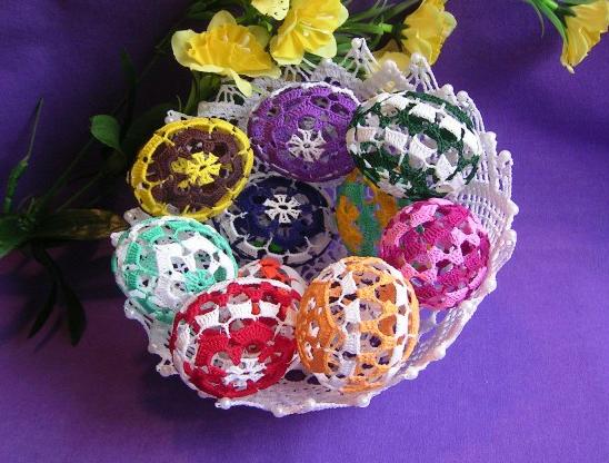 Háčkované vajíčko - č1