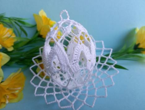 Háčkované vajíčko - č1