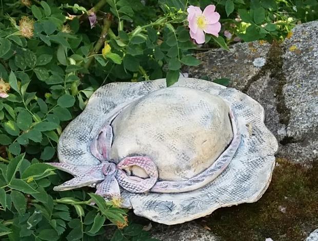 Keramický klobouk I. keramický klobouk na zeď dekorac 