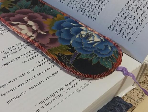 Záložka s květem
