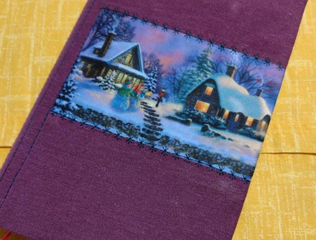 Obal na knihu fialový