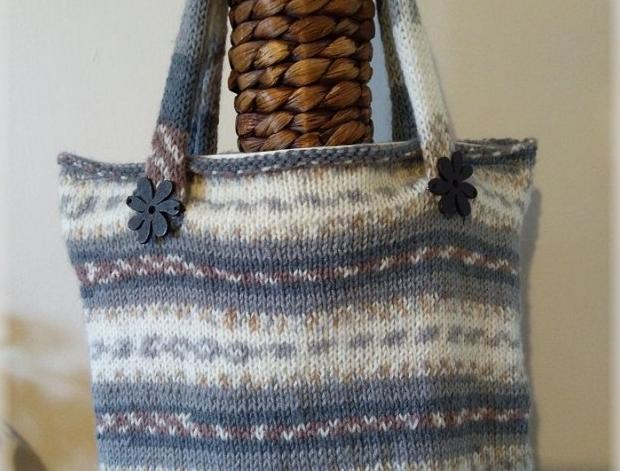 Pletená taštička 33x35cm kabelka taška taštička pletená móda pletené doplňky 
