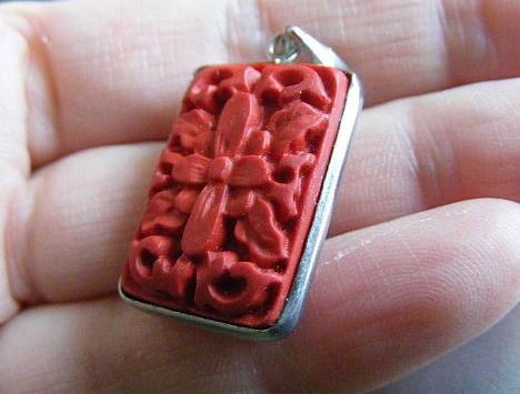 Souprava šperků s krajinkami-smalt