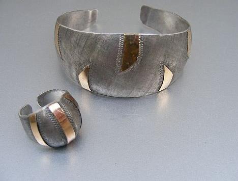 Souprava šperků s krajinkami-smalt