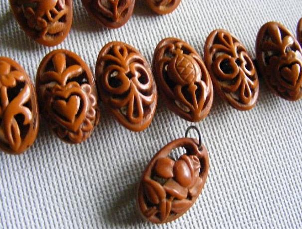 Souprava šperků s krajinkami-smalt