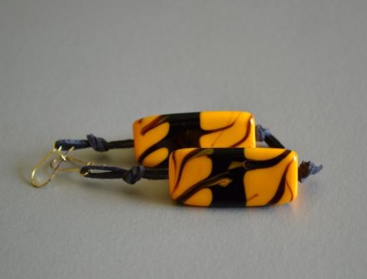 Souprava šperků s krajinkami-smalt