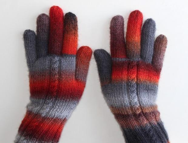 Rukavice merino pletené Carmen