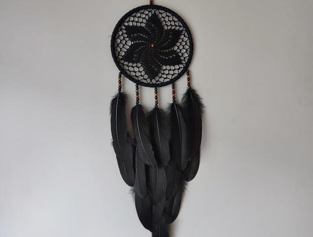 Lapač zlých snů 20 x 65 cm indián indiánský nad postel strážce boho dream lapač dreamcatcher lapač snů do ložnice 