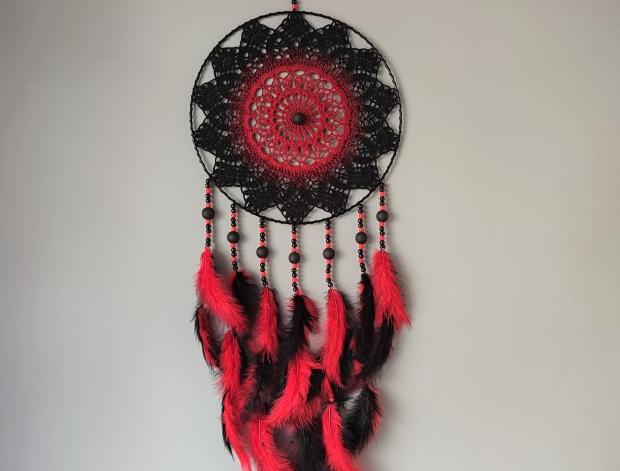 Lapač zlých snů  30 x 90 cm indián indiánský nad postel strážce boho dream lapač dreamcatcher lapač snů do ložnice 