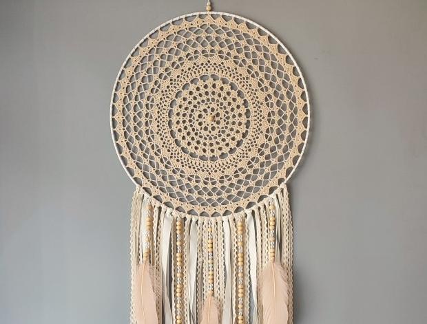 Lapač zlých snů  40 x 120 cm indián indiánský nad postel strážce boho dream lapač dreamcatcher lapač snů do ložnice 