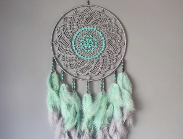 Lapač zlých snů 35 x 95 cm indián indiánský nad postel strážce boho dream lapač dreamcatcher lapač snů do ložnice 