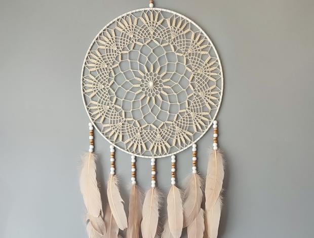 Lapač snů Písečný lovec 35 x 100 cm indián indiánský nad postel strážce boho dream lapač dreamcatcher lapač snů do ložnice 