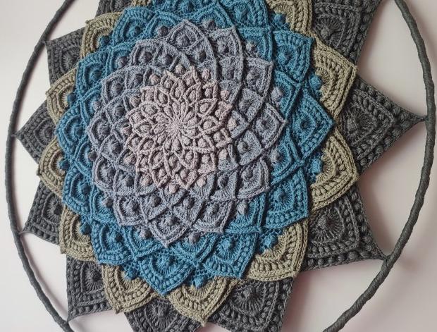 Mandala Lotosový květ - 3D - 45 cm