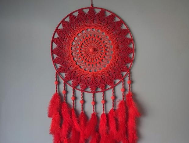 Lapač zlých snů 40 x 115 cm indián indiánský nad postel strážce boho dream lapač dreamcatcher lapač snů do ložnice 