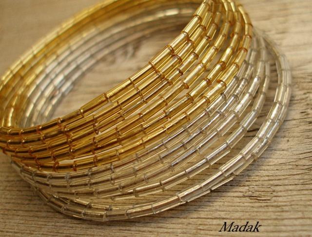 Gold and silver ........ náramek náramek zlatá žlutá slunce stříbrná paměťový písek zářivý sahara 