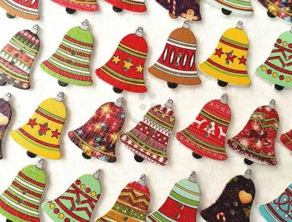 Knoflíky - dřevo - koníčci