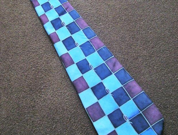 Malované lněné šaty Skrývám šelmu