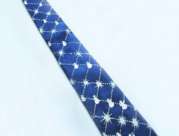 Malované lněné šaty Skrývám šelmu