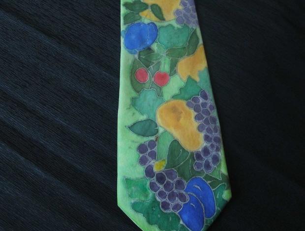 Malované lněné šaty Skrývám šelmu