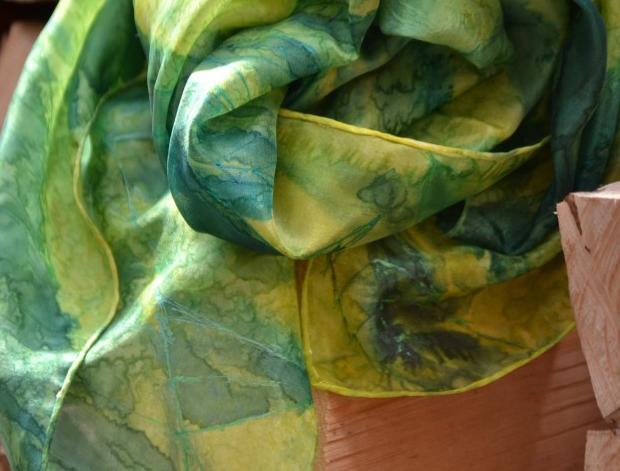 Malované lněné šaty Skrývám šelmu