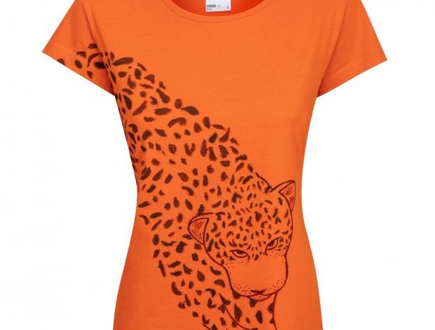 Malované lněné šaty Skrývám šelmu