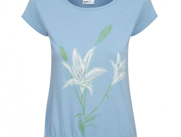 Malované lněné šaty Skrývám šelmu