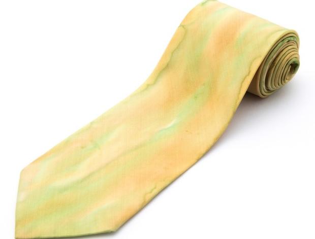 Malované lněné šaty Skrývám šelmu