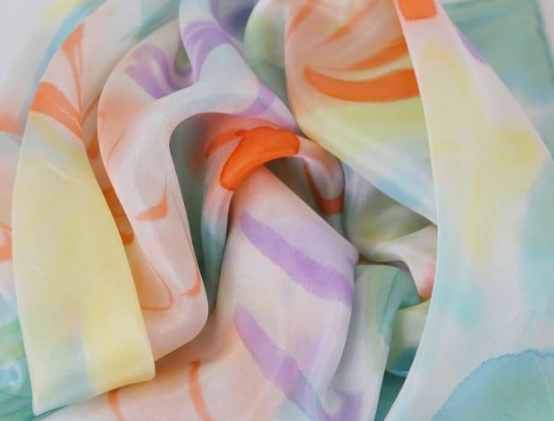 Malované lněné šaty Skrývám šelmu