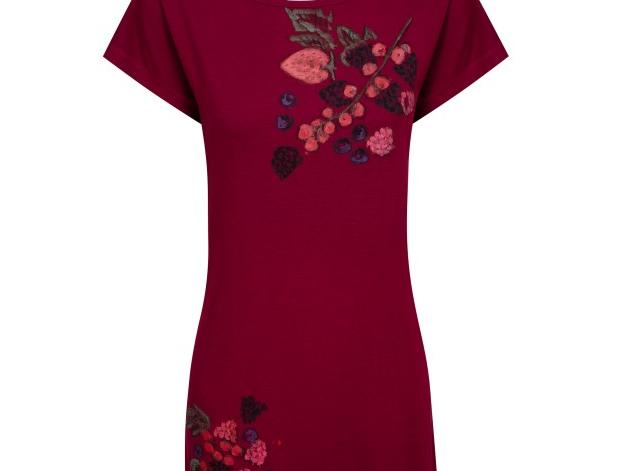 Malované lněné šaty Skrývám šelmu