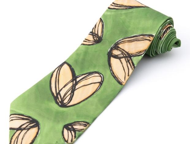 Malované lněné šaty Skrývám šelmu