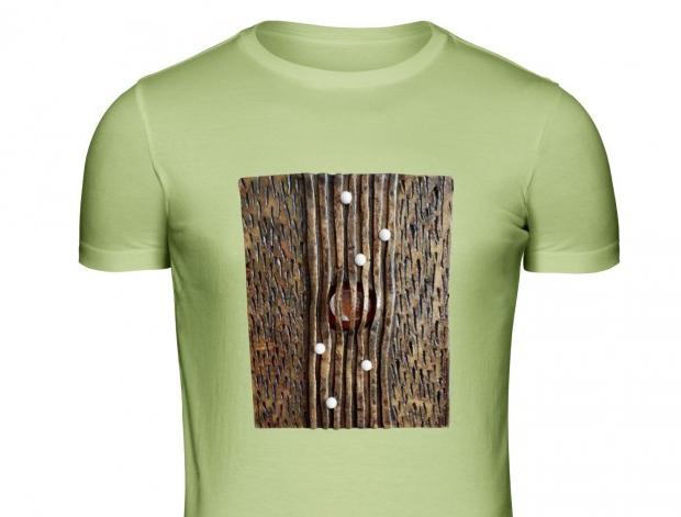 Malované lněné šaty Skrývám šelmu