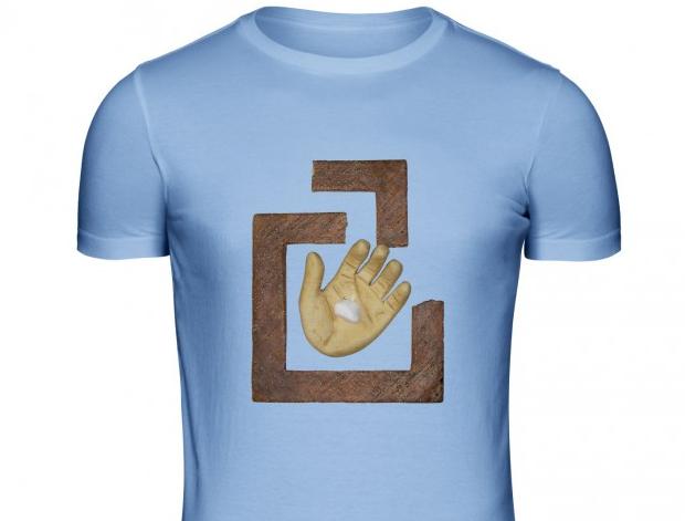 Malované lněné šaty Skrývám šelmu